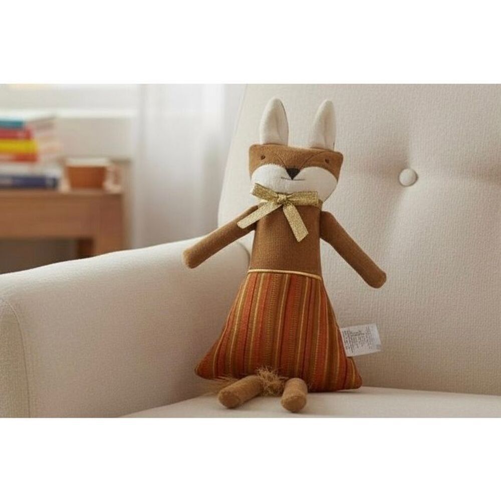 Woof & Poof Fox Plush 18” Fall Dress Rustic Woodland Weighted Collectible 2019